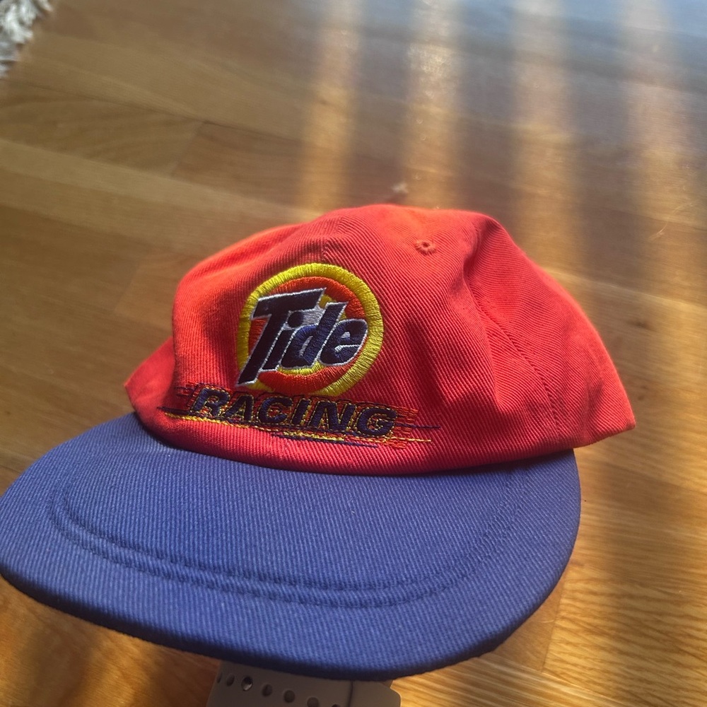 Nascar Tide Racing hat y2k - orange and Blue